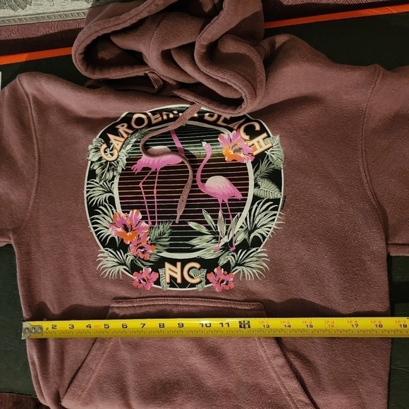 Pacific & Co The Perfect Hoodie Carolina Beach NC Graphic Size S - Picture 9 of 9